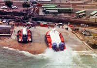 AP1-88 hovercraft at Ryde hoverport -  (credit: The <a href='http://www.hovercraft-museum.org/' target='_blank'>Hovercraft Museum Trust</a>).